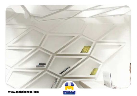 نمونه طراحی انتضاعی قفسه کتاب