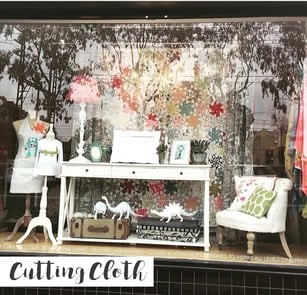 ویترین پارچه فروشی